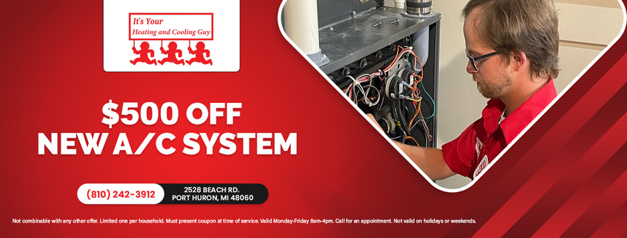 $500 OFF New A/C System