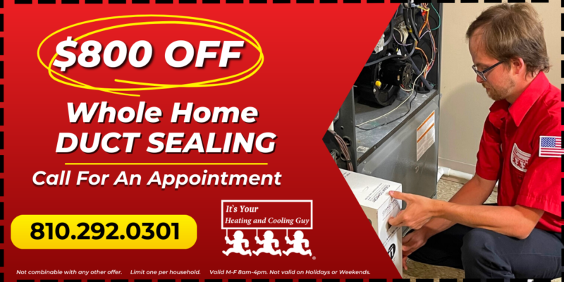 $800 Off Whole Home Duct Sealing