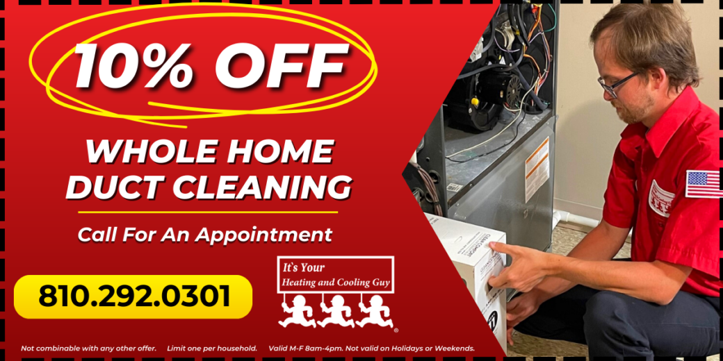 10% Off Whole Home Duct Cleaning