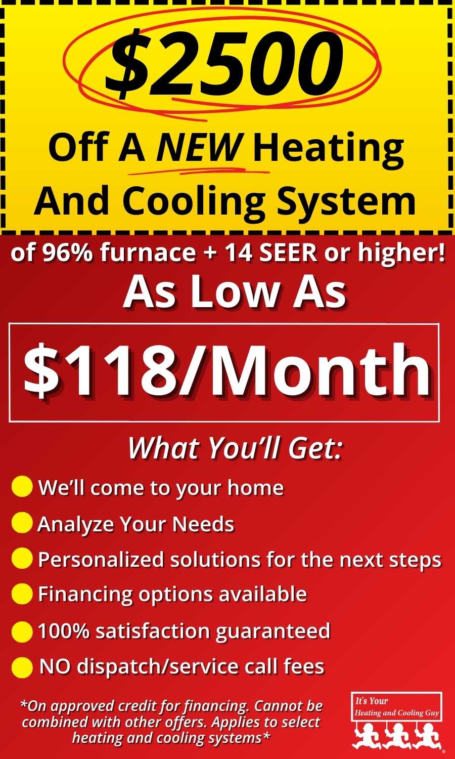 HVAC Special Offers It's Your Heating and Cooling Guy