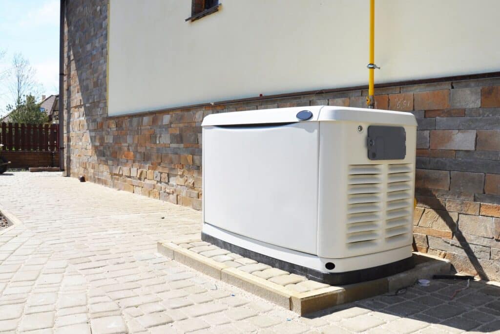 generator outside of a home
